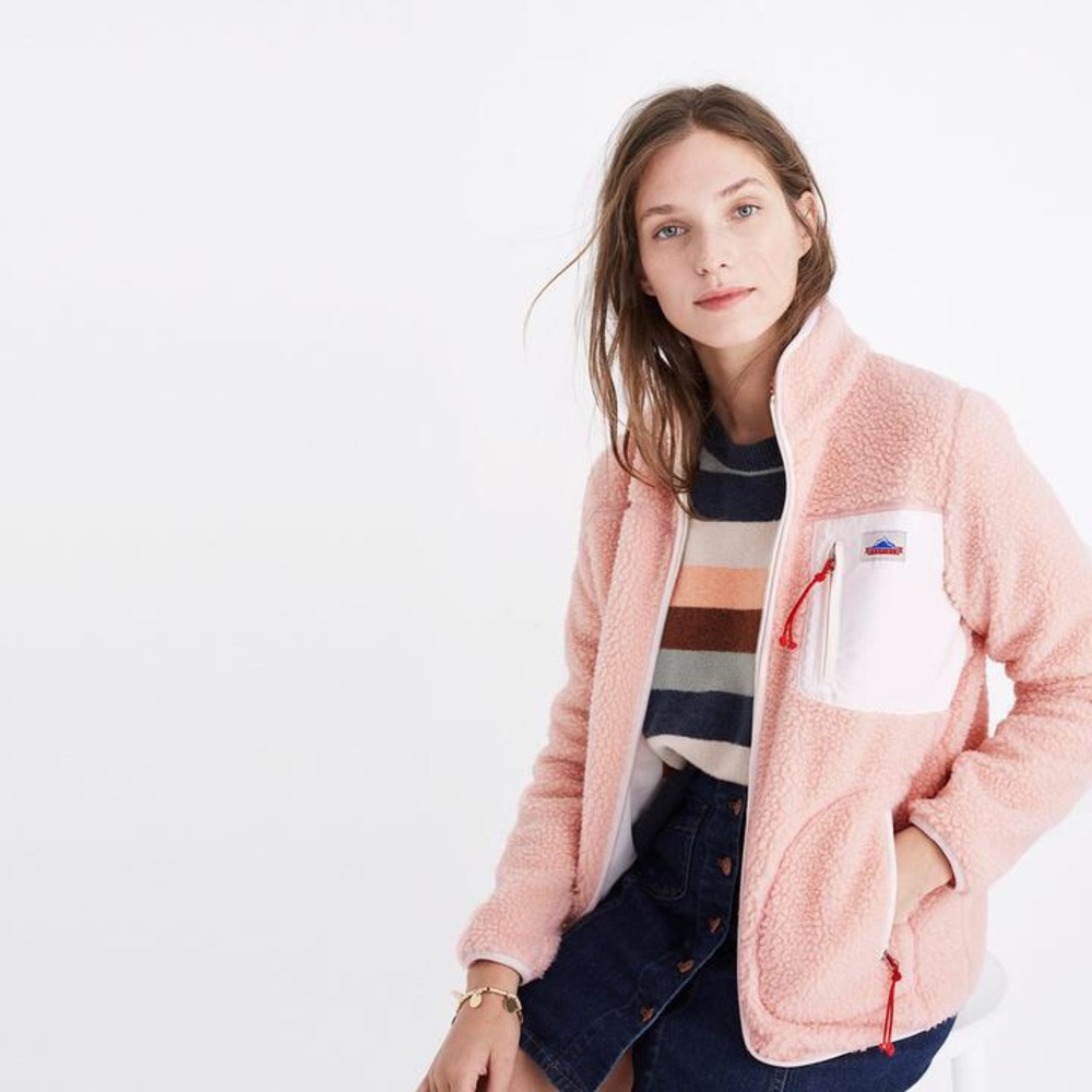 Madewell x Penfield Lucan Pink Fleece XL
